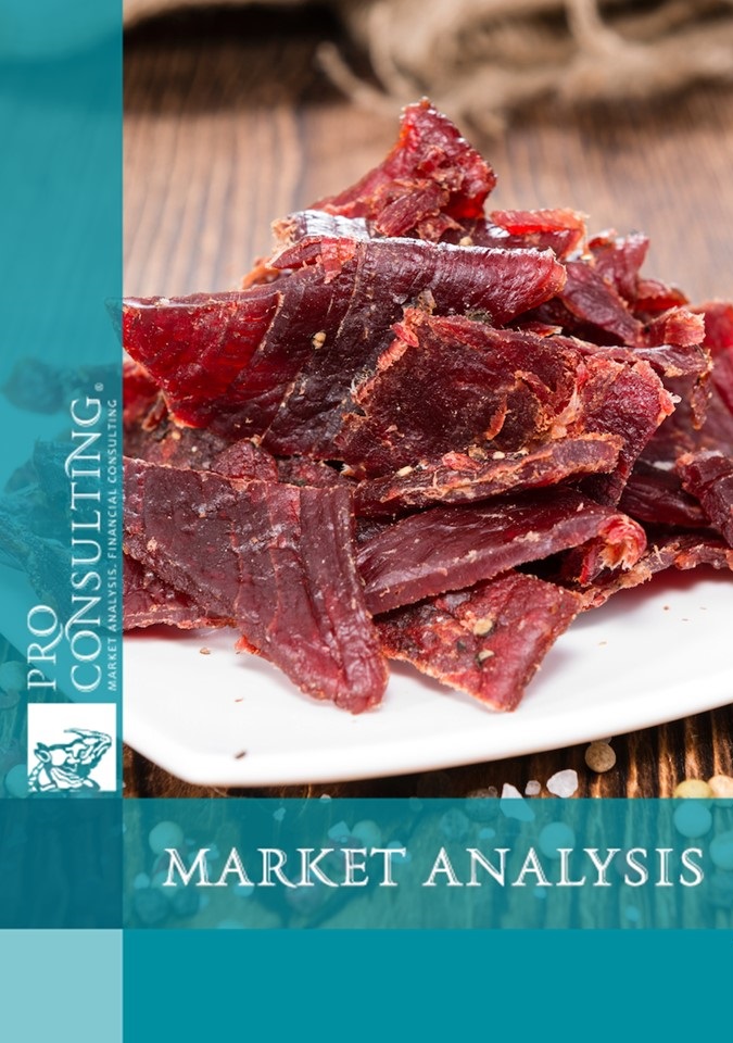 Market research of meat snacks in Ukraine. 2021 year